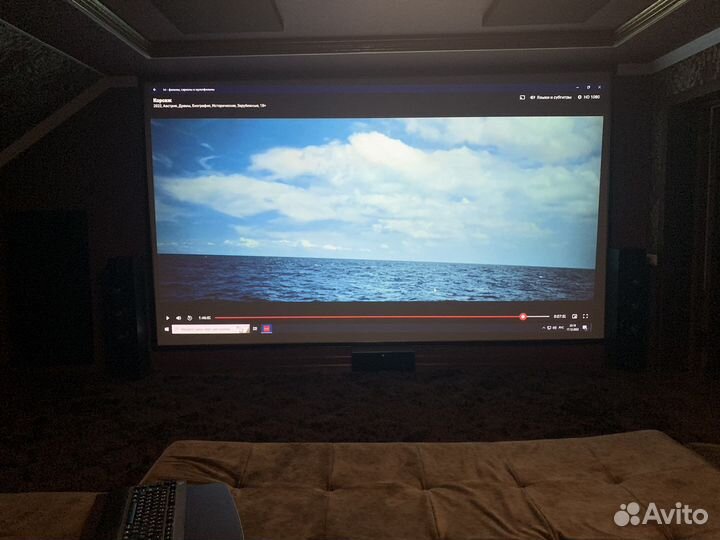 Домашний кинотеатр (частный кинозал)