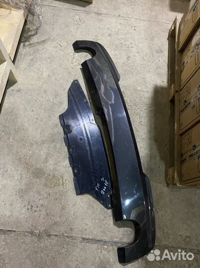 Диффузор на задний бампер bmw f10 m пакет