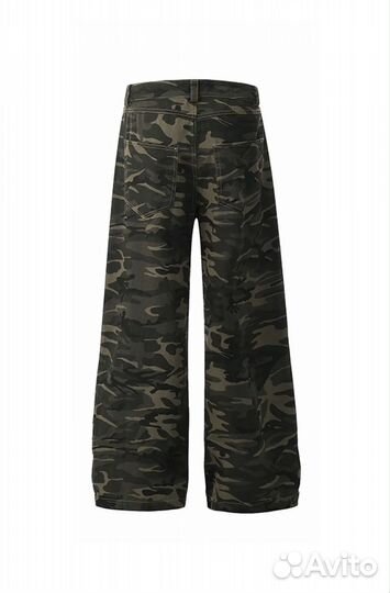 Vetements camo pants type