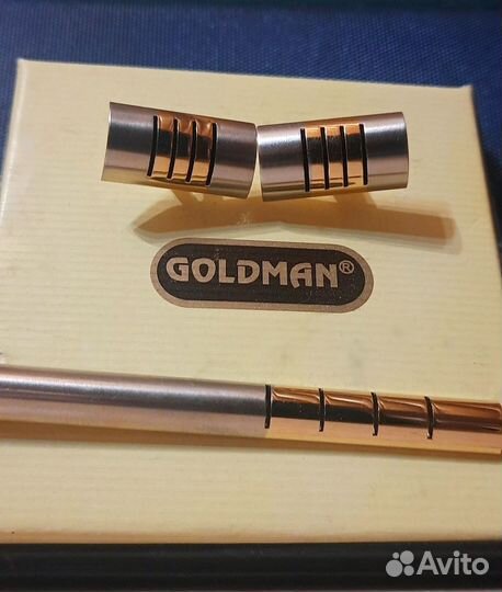Goldman Запонки и держатель галстука