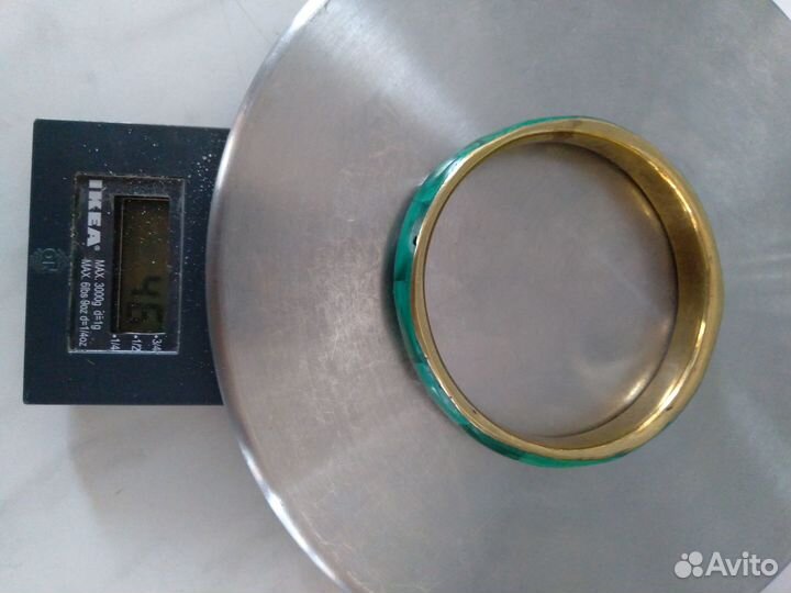 Браслет из малахита