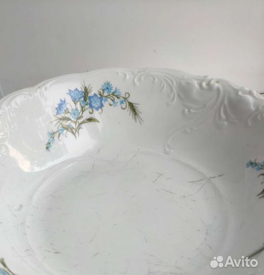 Салатник старая Польша фарфор Walbrzych