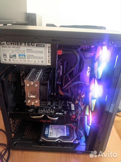 I7/16 озу/RX470/SSD240+HDD320