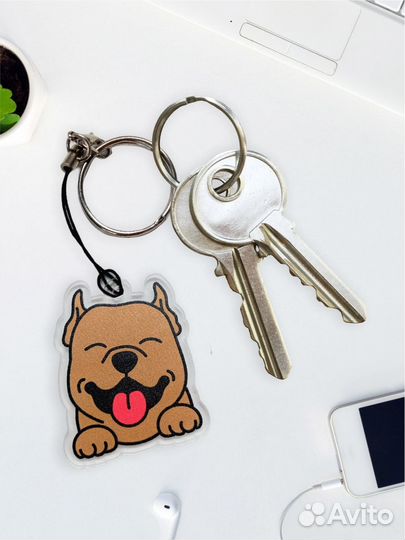 Брелок для ключей с породами собак
