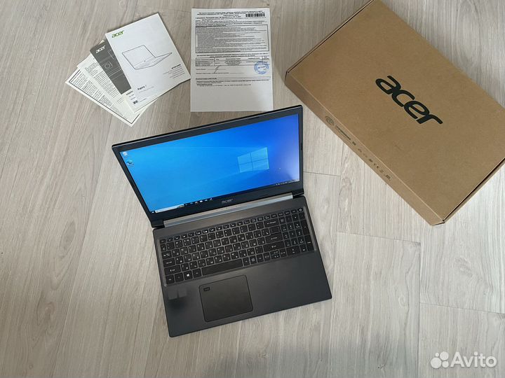 Игровой ноутбук Acer Aspire 7 i5/gtx1650/8gb/512