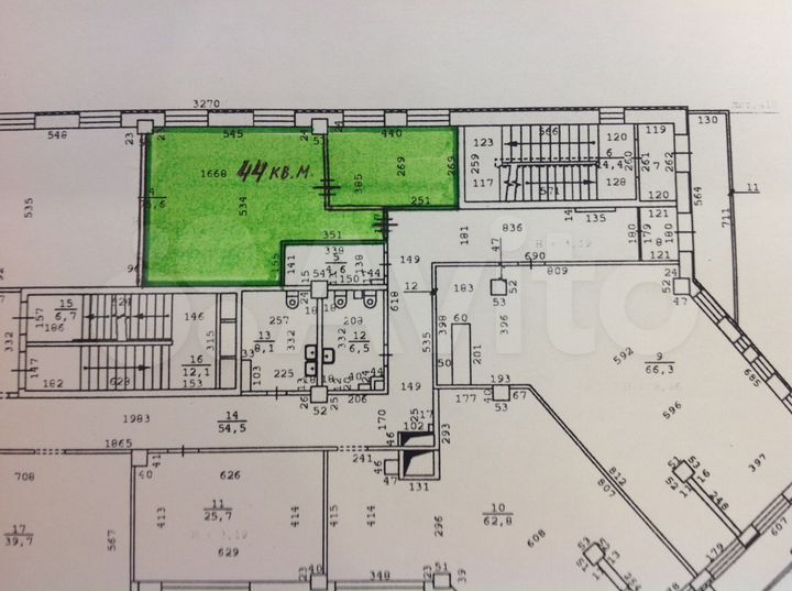 Офисное помещение, 44 м²