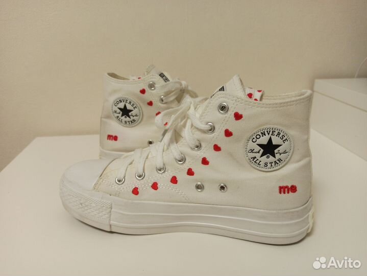 Кеды converse белые