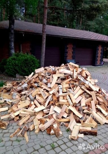 Дрова колотые Береза