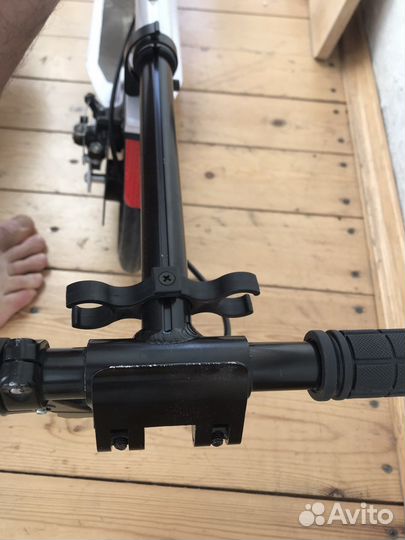 Самокат белый urban scooter