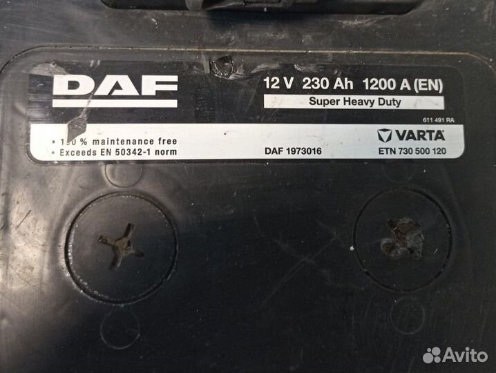 1973016 Аккумуляторная батарея Daf XF105