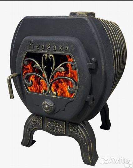 Чугунная печь Березка