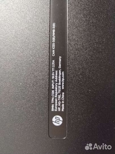 Ноутбук hp