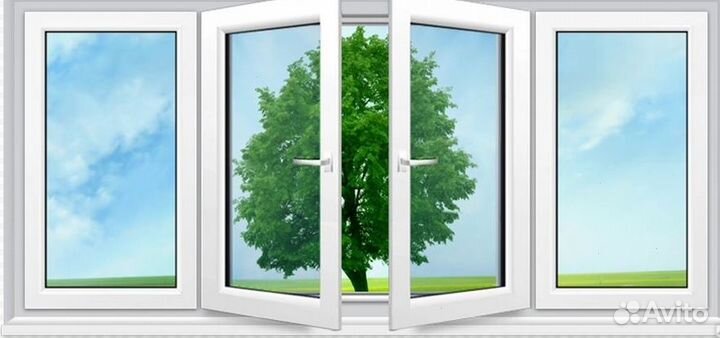 Окна пластиковые с отделкой