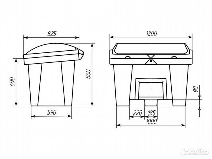 Ящик пожарный яп-500