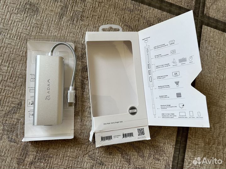 Usb концентратор, мультипортовый адаптер adam Casa