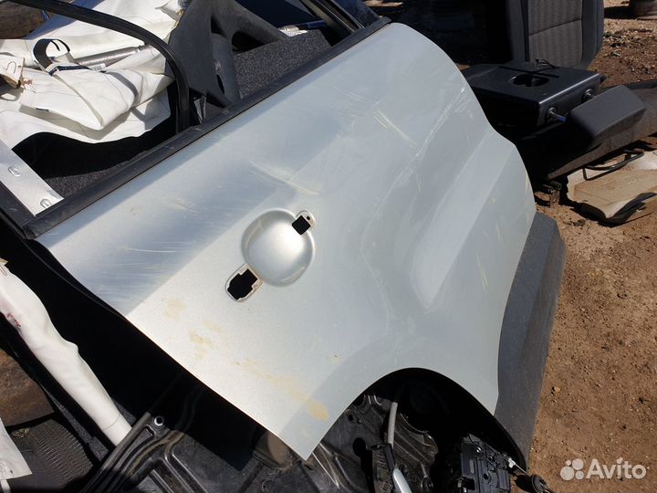 Дверь задняя правая vw tiguan 1 тигуан серая 7B 7в