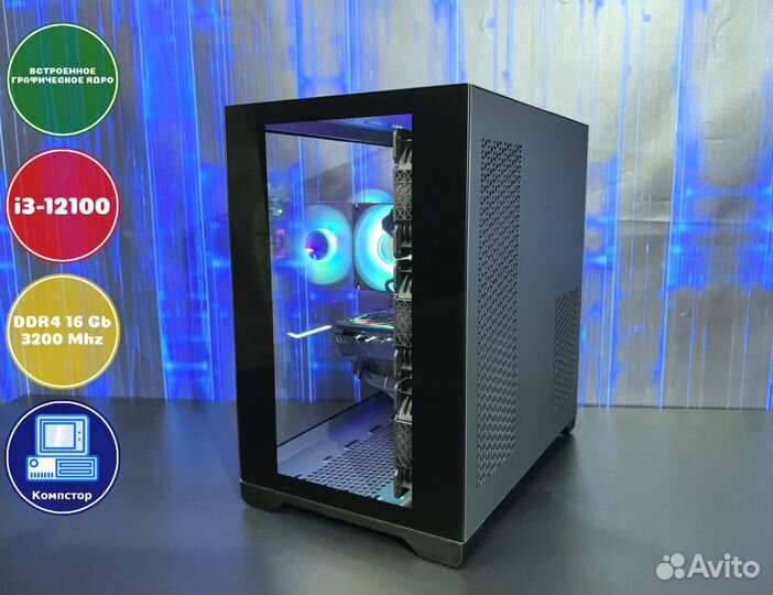 Компьютеры в офис i3-UHD Graphics-16DDR4-SWA01-H610