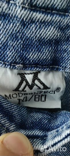 Комбинезон джинсовый 80