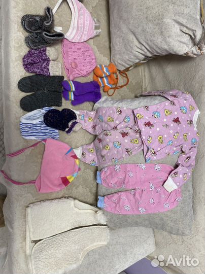 Детские вещи пакетом для девочек куртка ботинки