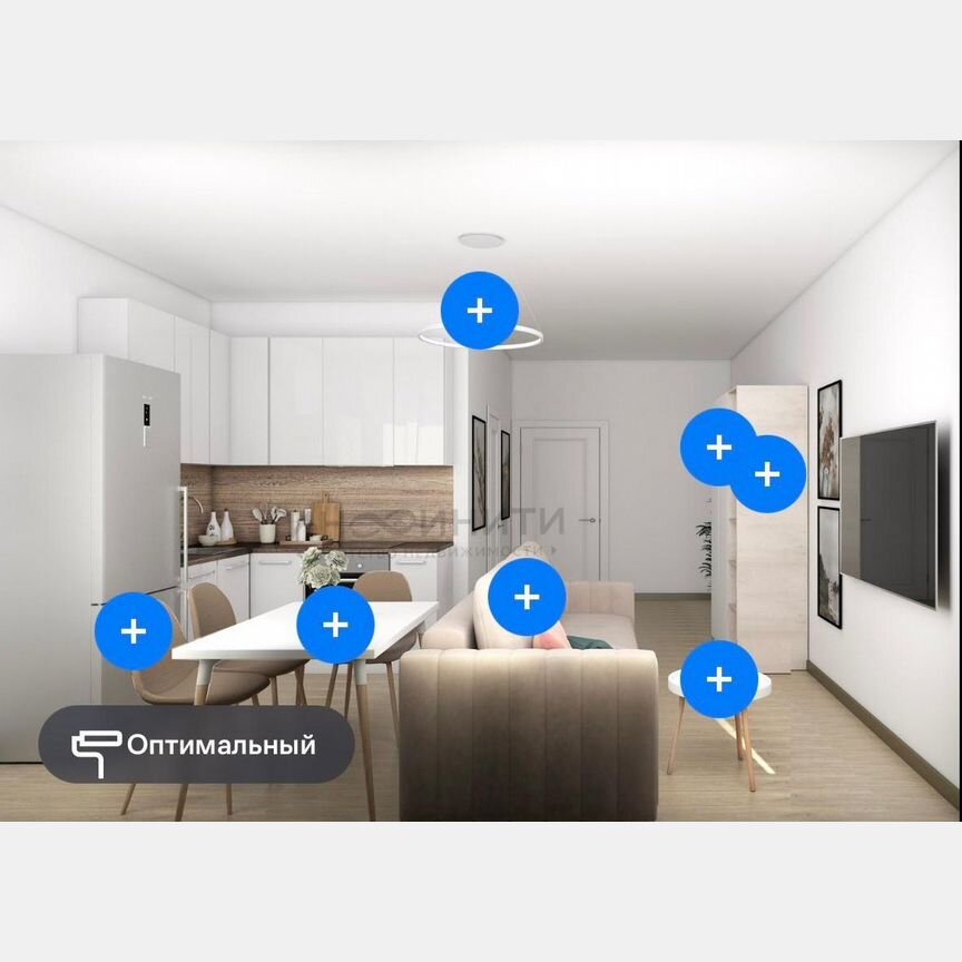 Квартира-студия, 22,3 м², 13/13 эт.