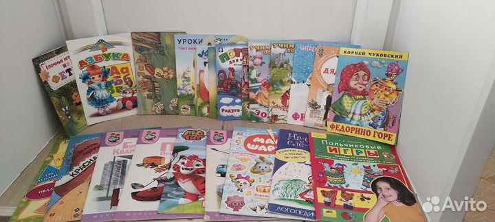 Развивающие книжки, сказки, аппликации