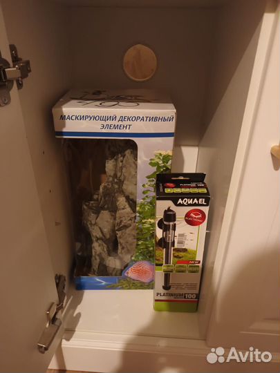 Аквариум 130л с усилиной тумбой