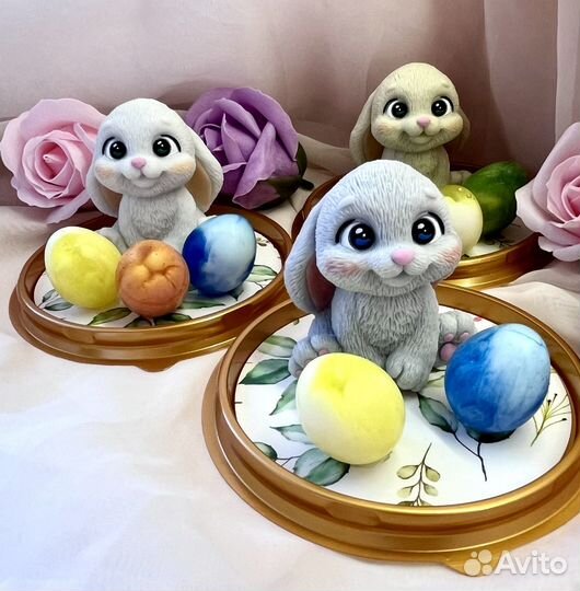 Пасхальный кролик (мыло ручной работы)