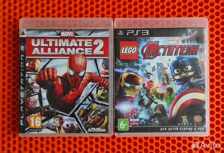 Marvel Ultimate Alliance2 и Lego Мстители для PS3