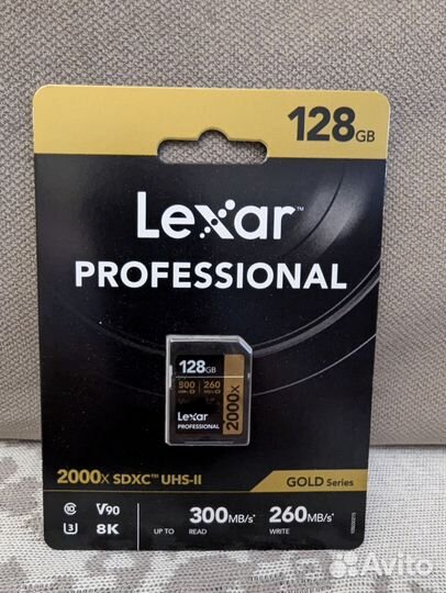 Карта памяти Lexar v90 128 gb