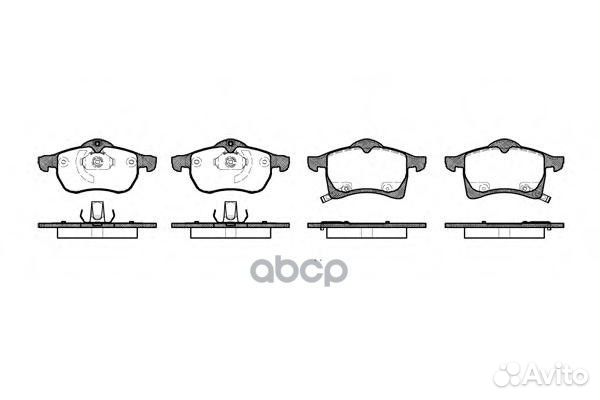 683 02 колодки дисковые п. Opel Astra G 1.8i