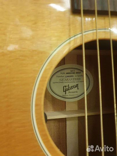 Акустическая гитара gibson