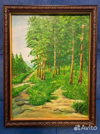 Картина маслом на холсте 