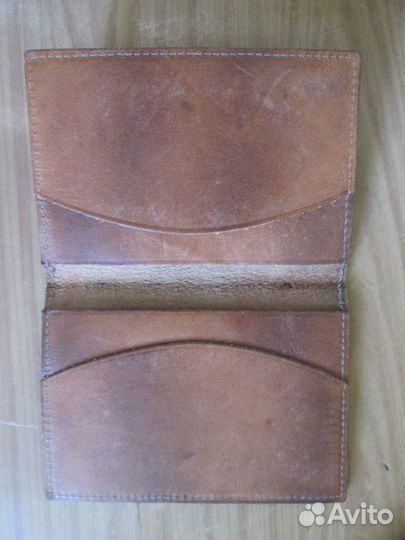 Бумажник мужской кожаный