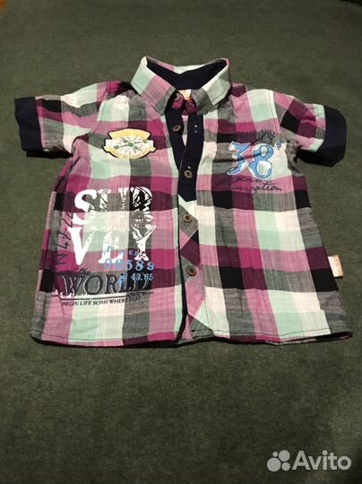 Рубашки фирменные, джинсы