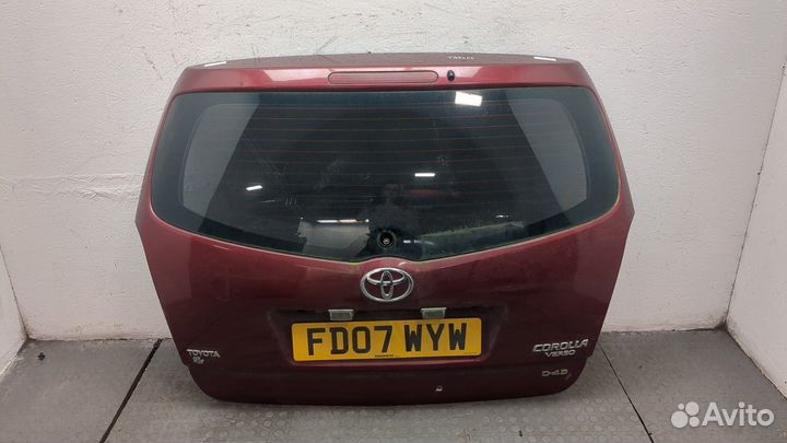 Подсветка номера Toyota Corolla Verso, 2007