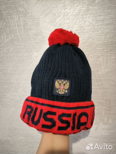 Шапка вязаная (синий) L и XL forward