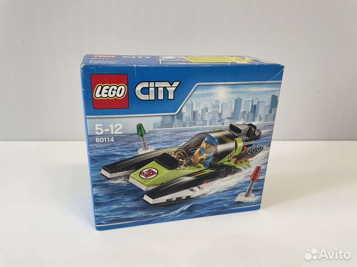 Lego City Гоночный катер 60114 новый