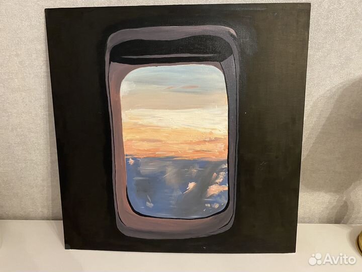 Картина акрилом на холсте