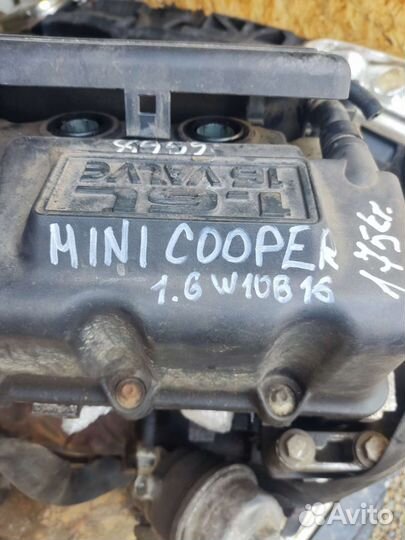 Двигатель Mini Cooper R50 1.6 W10B16D 2003