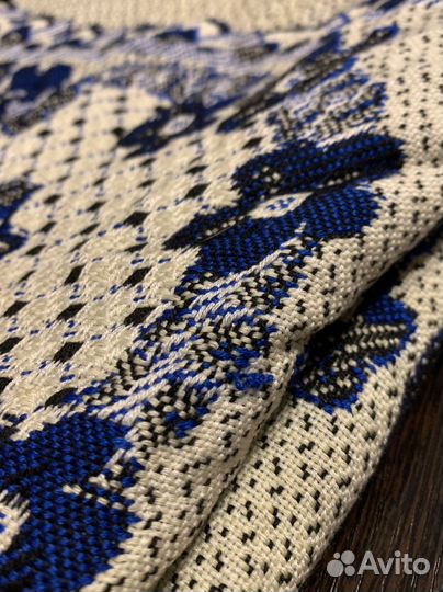 Плед покрывало с бахромой хб