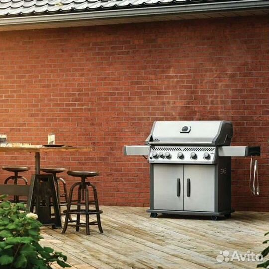 Газовый гриль Napoleon, Rogue 625 XT стальной