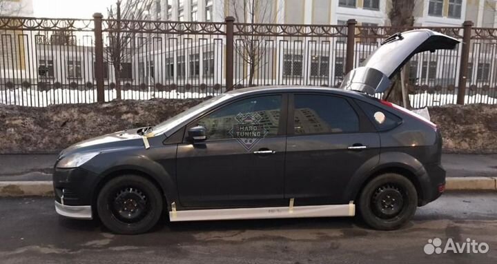 Накладки на пороги lord Ford Focus 2 2004-2011