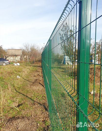Сетка для забора 3d