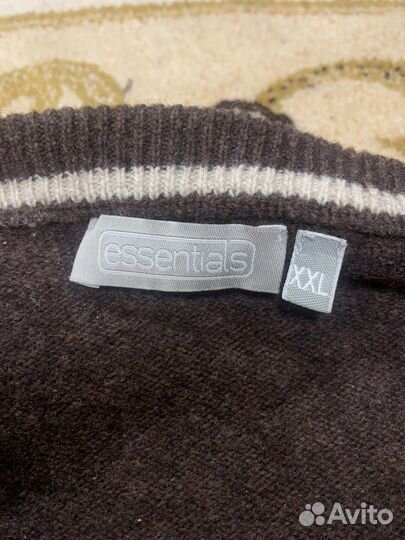 Свитер мужской essentials шерстяной винтаж