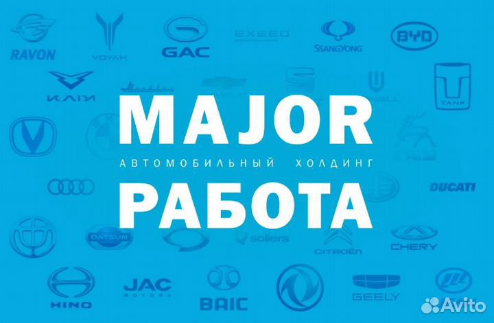 Работник территории автосалона