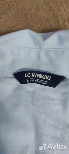 Рубашка новая на мальчика 116-122