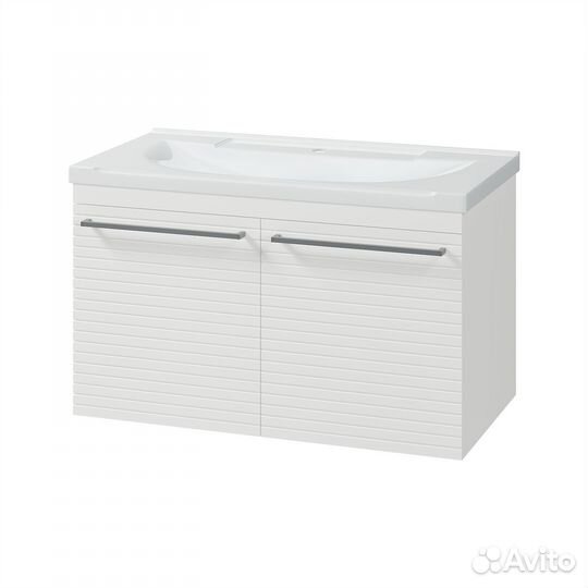 Catania - 80 Тумба подвесная белая (эмаль)