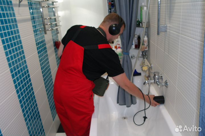 Поиск утечки воды Устранение протечки