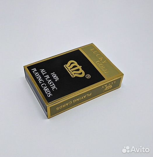 Карты игральные золото серебро черные
