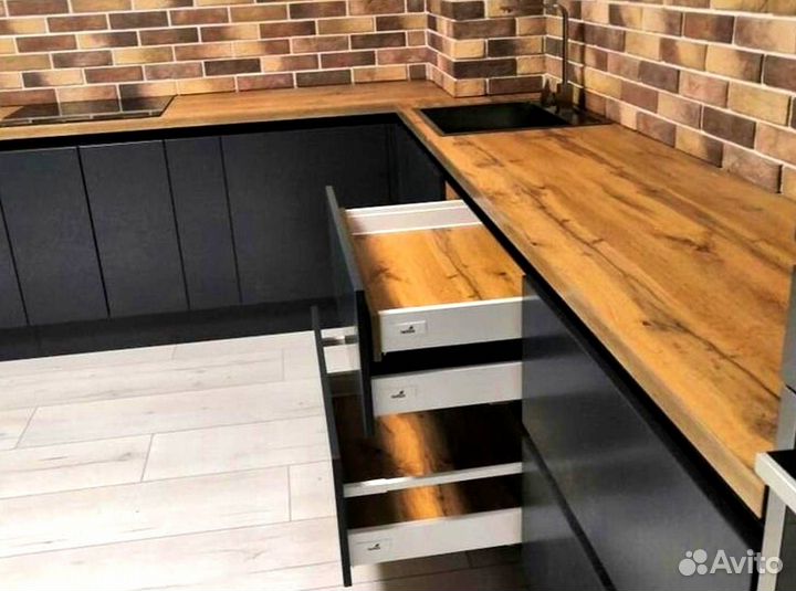 Кухонный гарнитур на заказ с островом